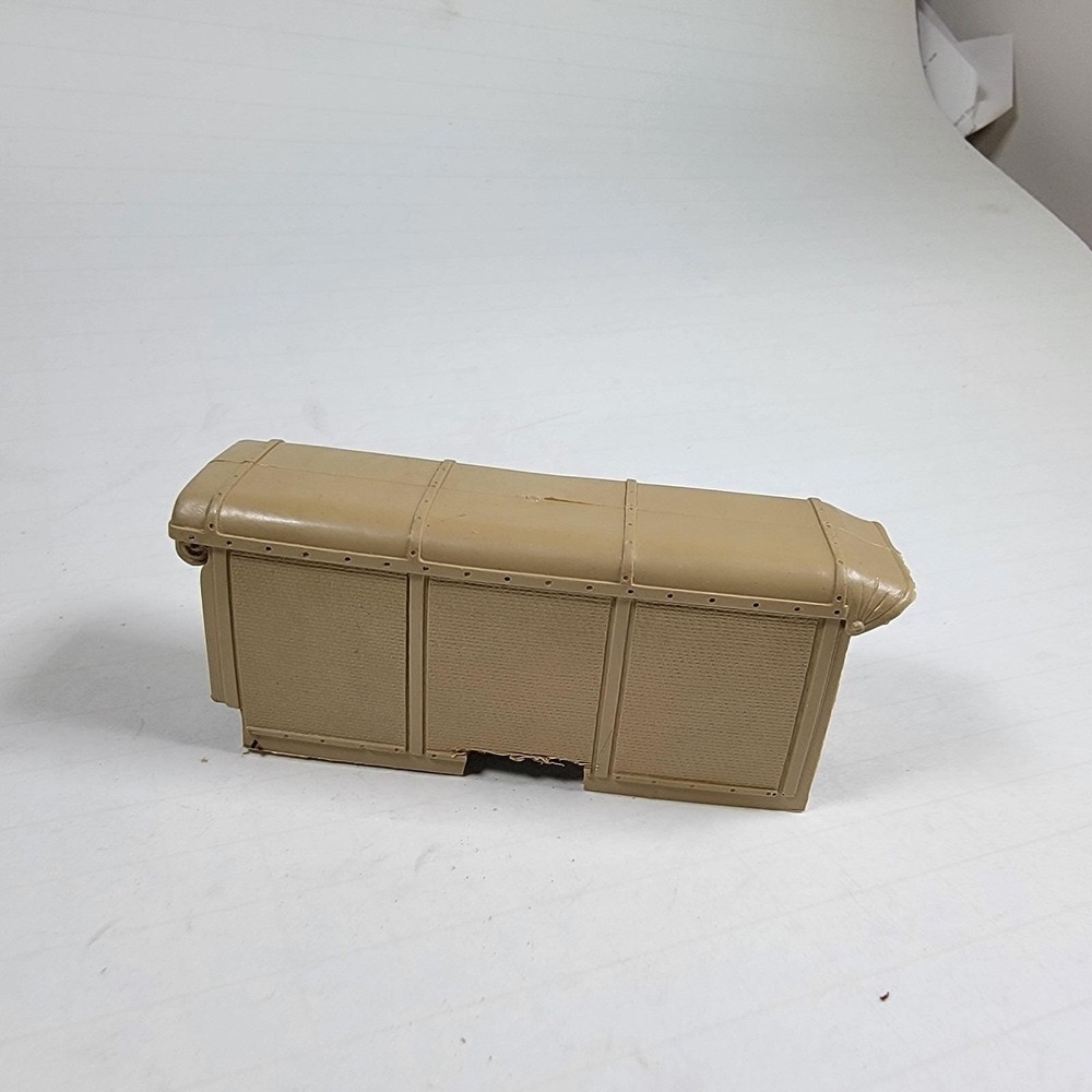 MARX BROWN Tan Square Top Giant Fort Apache Custer western playset Damaged